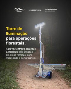 torre de iluminação solar
